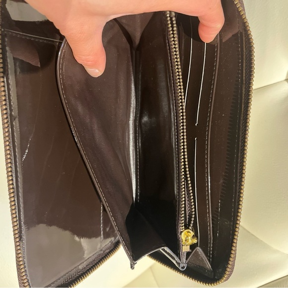 Louis Vuitton Dark Brown Embossed Wallet - Picture 8 of 14